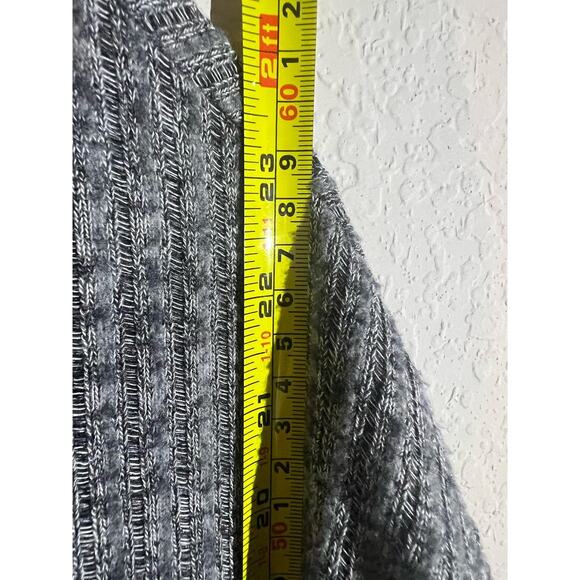 Maeve by Anthropologie Oversized Knit Sweater Turtleneck Sweater Boho Sz M GRAY - Picture 7 of 8